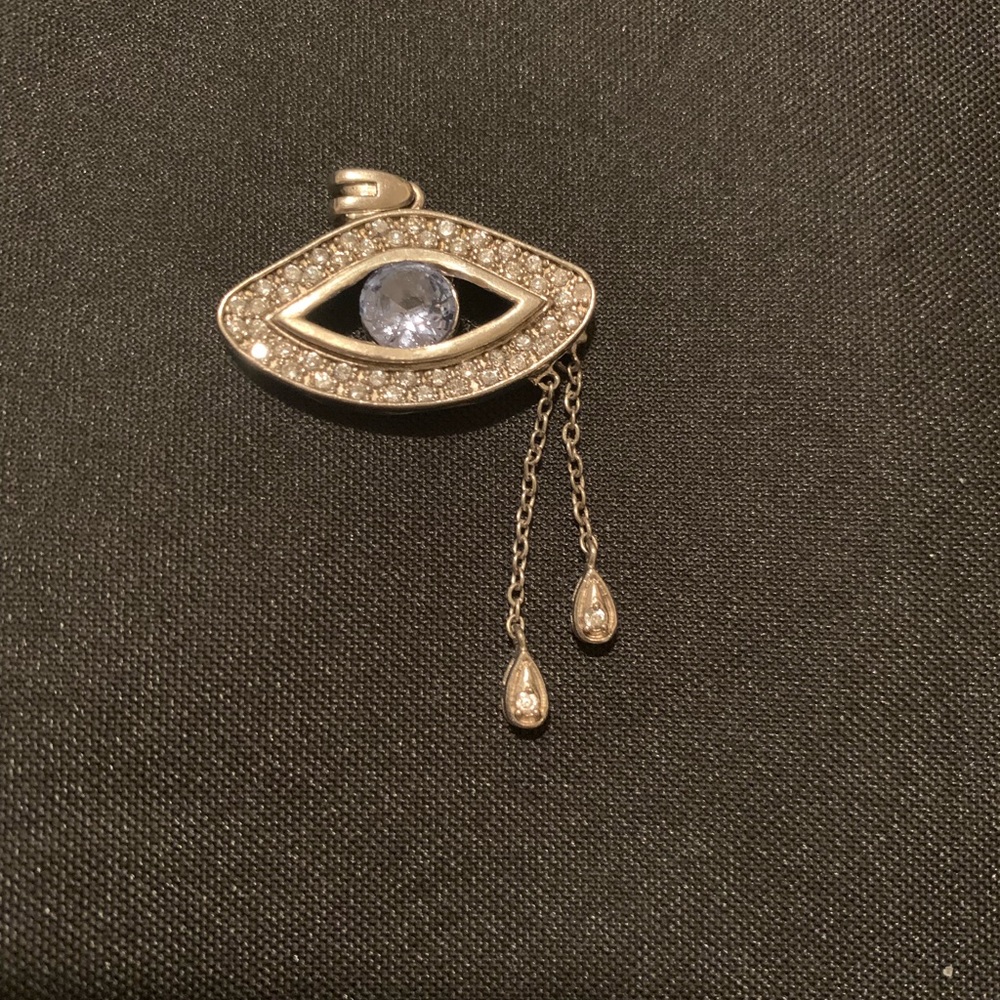 Silver evil eye